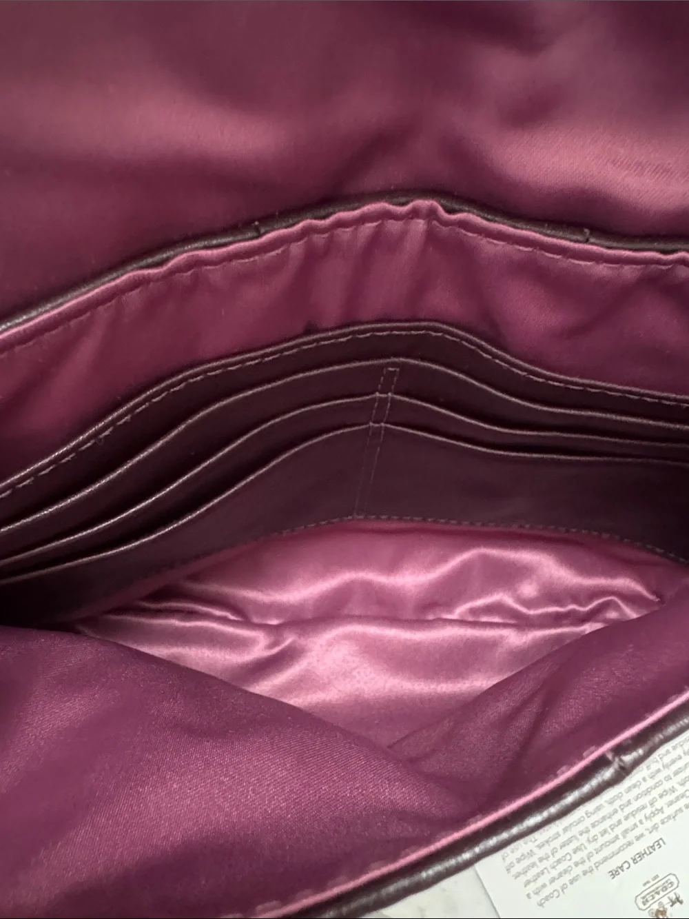 Coach crossbody smooth